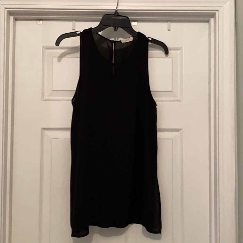Sheer black tank